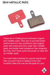 Semi-Metallic Brake Pads