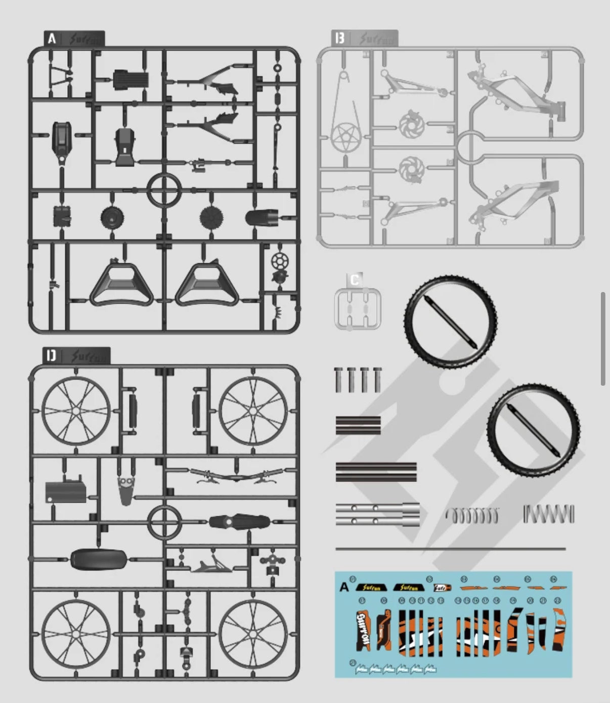 Surron Light Bee X 1:12 Scale Model
