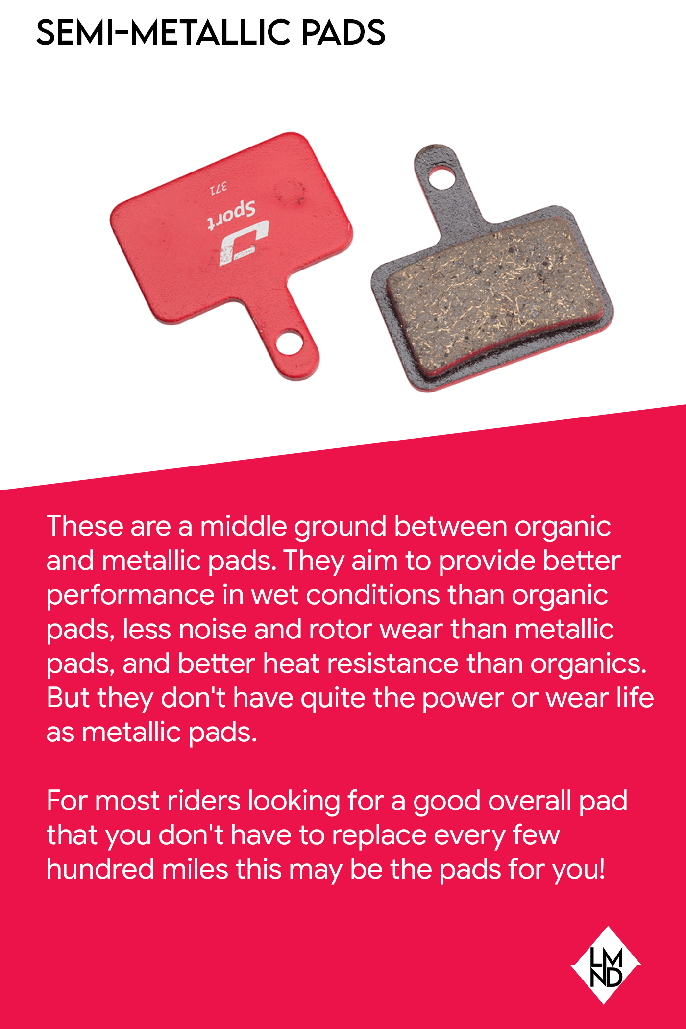 Semi-Metallic Brake Pads