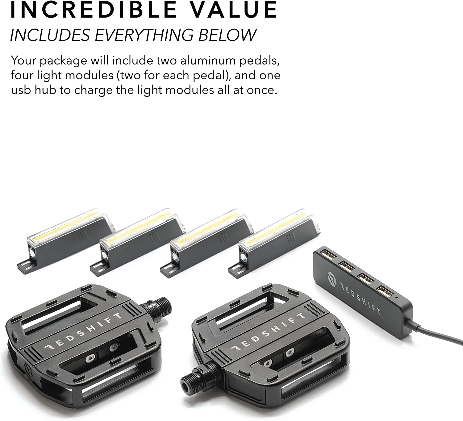 arclight smart led bike pedals Redshift Arclight Pedals | Lighted Bike Pedals